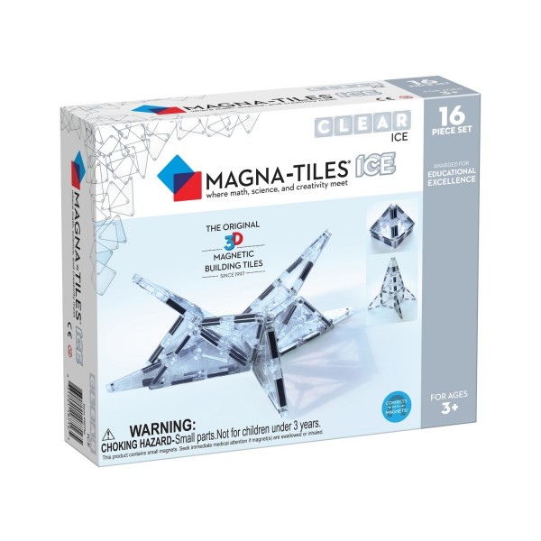 Magna Tiles - Μαγνητικό Παιχνίδι 16 κομματιών Ice (18716)
