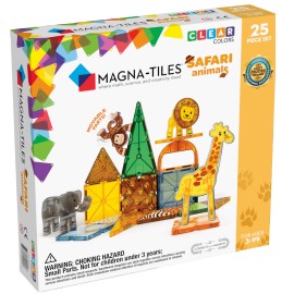 Magna Tiles - Μαγνητικό Παιχνίδι 25 κομματιών Safari (20925)