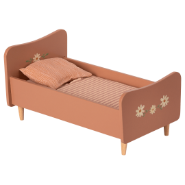 Maileg - Ξύλινο Κρεβάτι Mini Ροζ (11-1005-02)