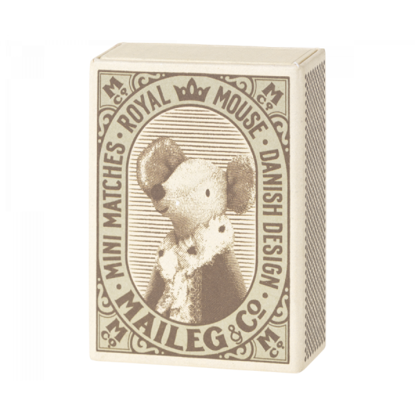 Maileg - Μωρό ποντίκι σε Σπιρτόκουτο Μπλέ  (17-2003-01)