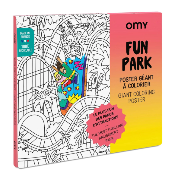 Omy - Αφίσα γίγας για ζωγραφική Fun Park (OMY-POS80)