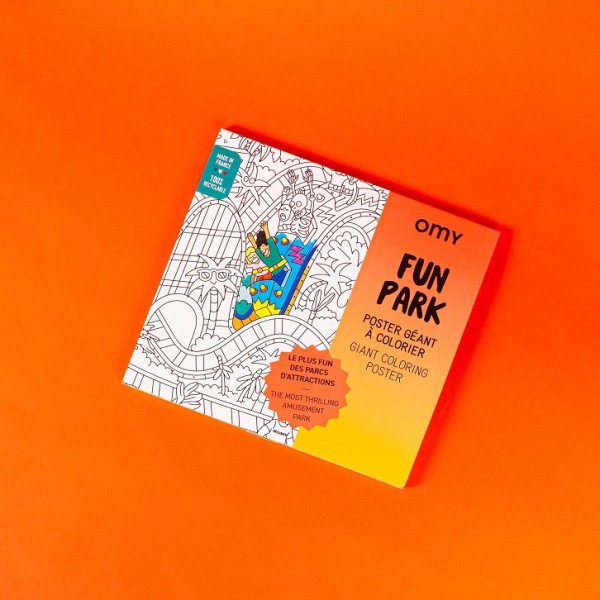 Omy - Αφίσα γίγας για ζωγραφική Fun Park (OMY-POS80)