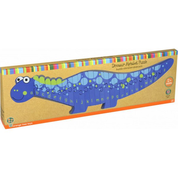 Orange Tree Toys - Παζλ με Αλφάβητο Δεινόσαυρο (04434)