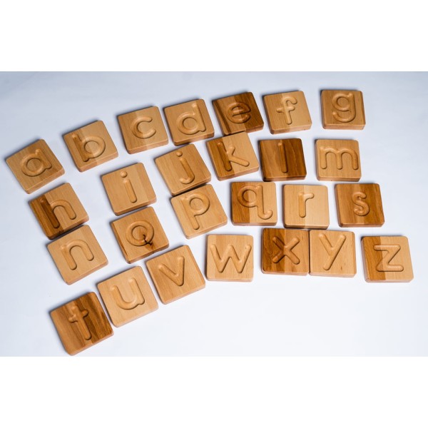 Pagalou - Set of 26 reversible uppercase & lowercase letters tracing tiles (Σετ πλακιδίων γράμματα ιχνηλασίας) (P134532)