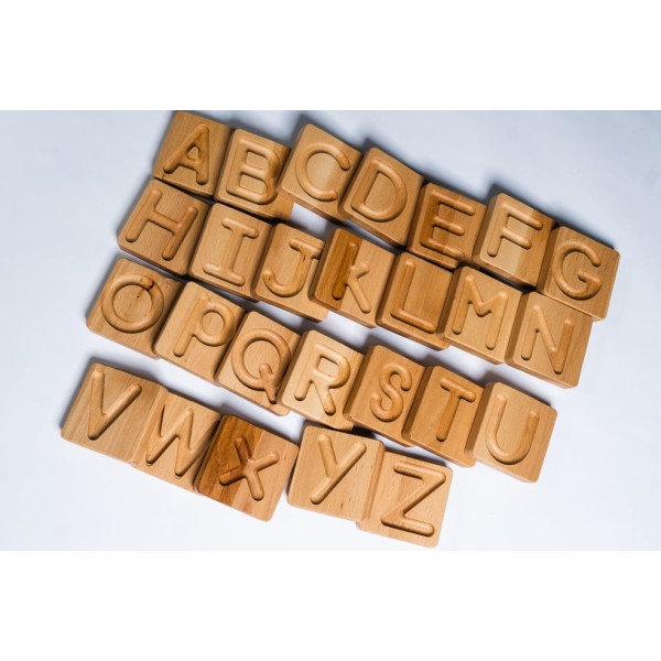 Pagalou - Set of 26 reversible uppercase & lowercase letters tracing tiles (Σετ πλακιδίων γράμματα ιχνηλασίας) (P134532)