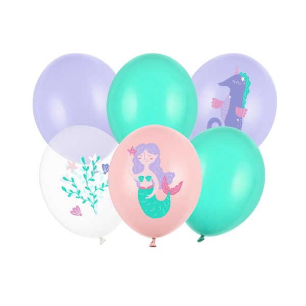 PartyDeco - Μπαλόνια Sea World 30cm (SB14P-323-000-6)