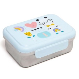 Petit Monkey – Stainless Steel Lunchbox Panda Love (PTM-LB26)