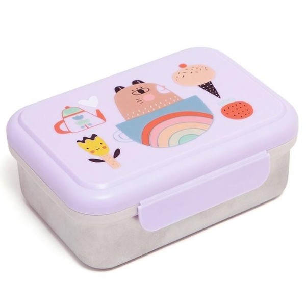 Petit Monkey – Stainless Steel Lunchbox Apple Of My Eye (PTM-LB27)