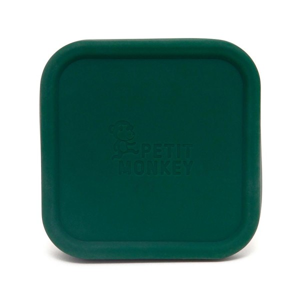 Petit Monkey - Ανοξείδωτο Δοχείο Φαγητού Mae Pine Green (LB41)