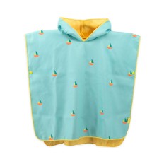 Quut - Παιδικό πόντσο Καραβάκια Banana Blue (QU175575)