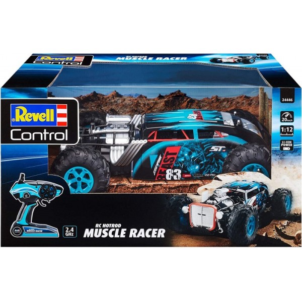 Revell - HotRod Muscle Racer Blue-Black RC (R24446)