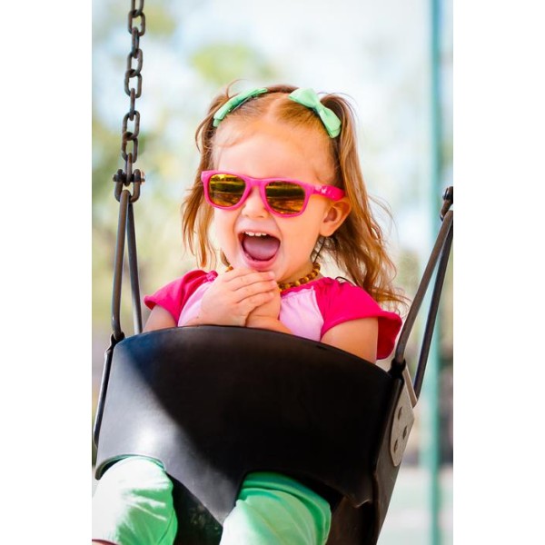 Real Shades - Γυαλιά ηλίου Surf Toddler 2-4 ετών Neon Pink Wayfarer (2SURNPK)
