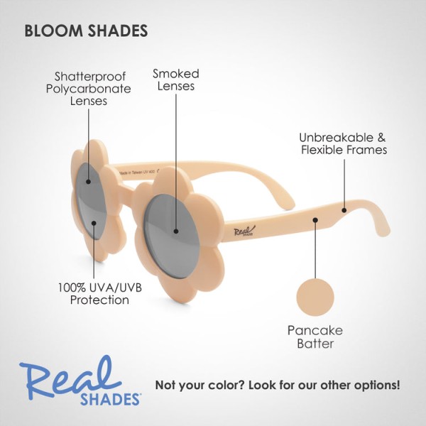 Real Shades - Παιδικά γυαλιά ηλίου Bloom Toddler 2-4 ετών Pancake Batter (RS-2BLMPAN)