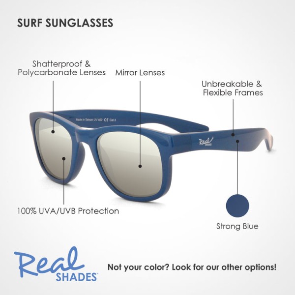 Real Shades - Παιδικά γυαλιά ηλίου Surf Toddler 2-4 ετών Strong Blue (RS-2SURSBL)