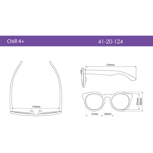 Real Shades - Παιδικά γυαλιά ηλίου Chill Kid 4-6 ετών Pancake Batter (RS-4CHIPAN)