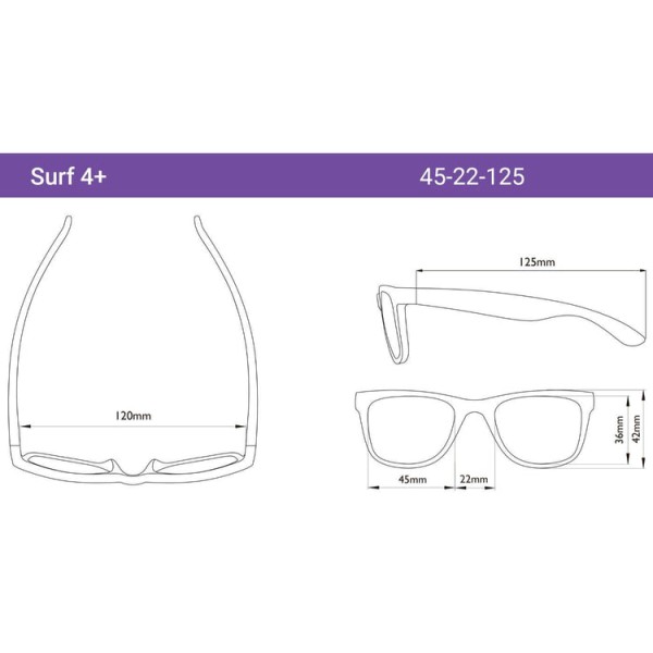 Real Shades - Παιδικά γυαλιά ηλίου Surf Kid 4-6 ετών Strong Blue (RS-4SURSBL)