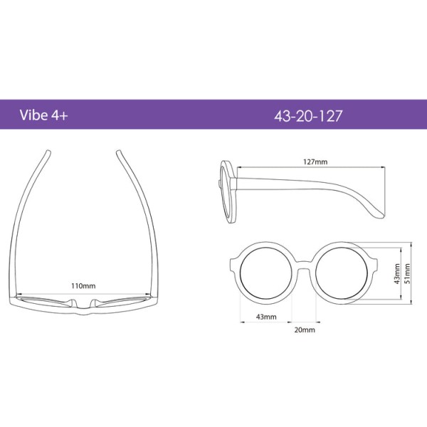 Real Shades - Παιδικά γυαλιά ηλίου Vibe Kid 4-6 ετών Mint (RS-4VIBMNT)
