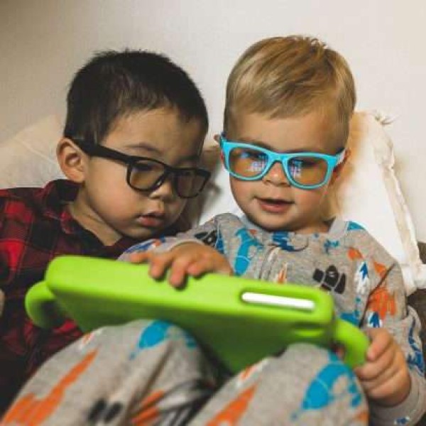 Real Shades - Γυαλιά Προστασίας Οθόνης με Θήκη Screen Shades Toddler 2-4 ετών Neon Orange
