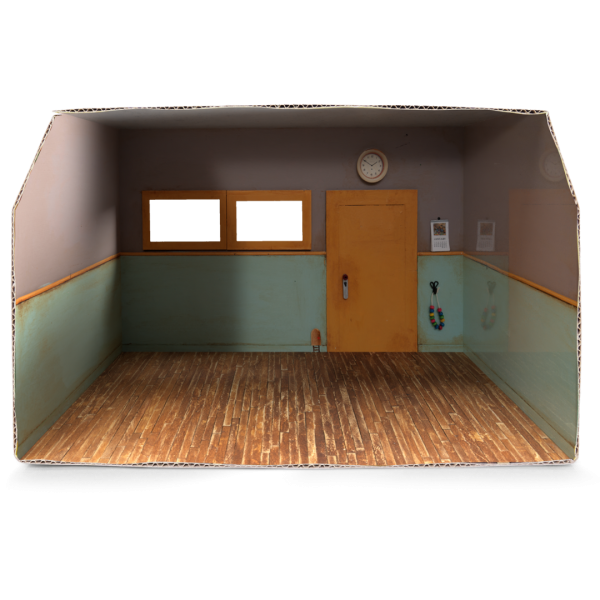 Sam and Julia - Cardboard Classroom (SM900018)