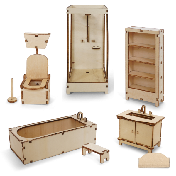 Sam and Julia - Bathroom Furniture Kit (SM908119)