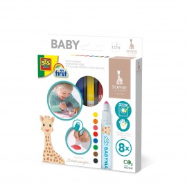 Ses Creative - Sophie la girafe – Baby markers (SES14491)
