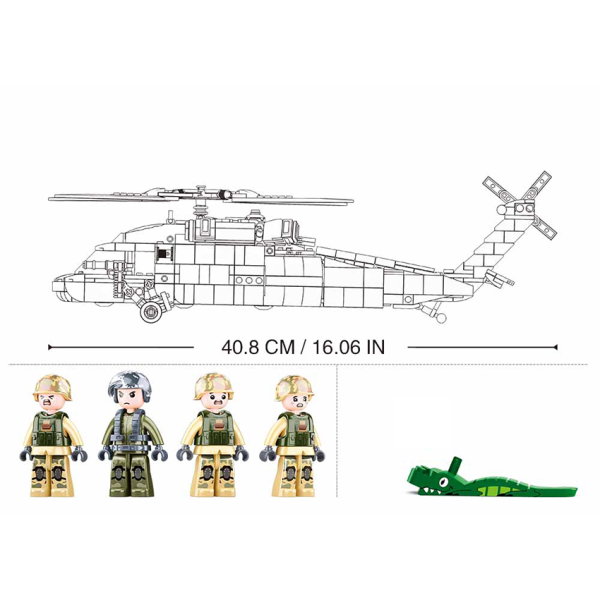 Sluban - Ιατρικό Ελικόπτερο Στρατού 692 τμχ (M38-B1012)