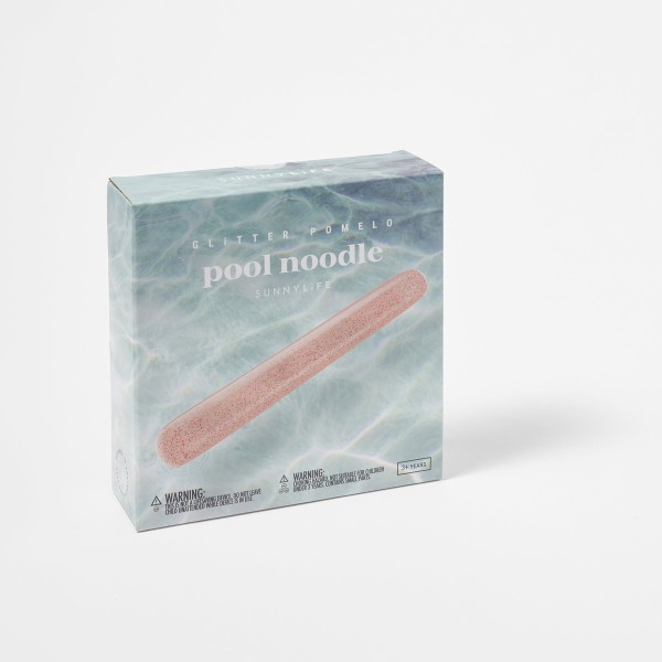 Sunnylife - Μακαρόνι Θαλάσσης Φουσκωτό Glitter Coral (21180084)