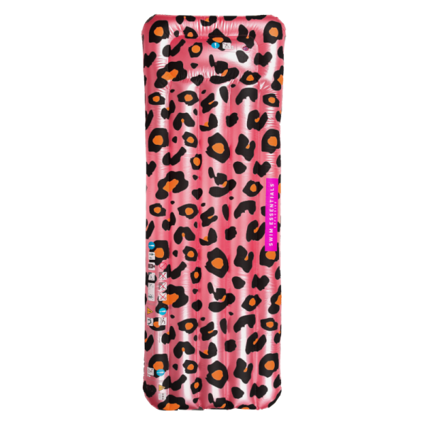 Swim Essentials - Φουσκωτό Στρώμα Θαλάσσης Pink Leopard 177cm (182123)