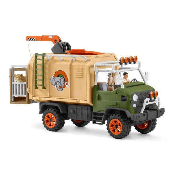 Schleich - Μεγάλο Φορτηγό Διάσωσης Ζώων (42475)