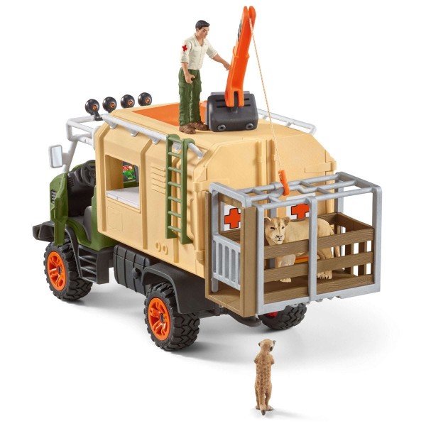 Schleich - Μεγάλο Φορτηγό Διάσωσης Ζώων (42475)