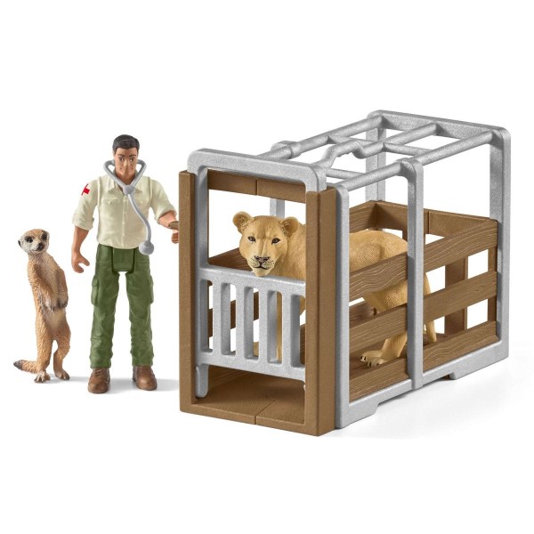 Schleich - Μεγάλο Φορτηγό Διάσωσης Ζώων (42475)