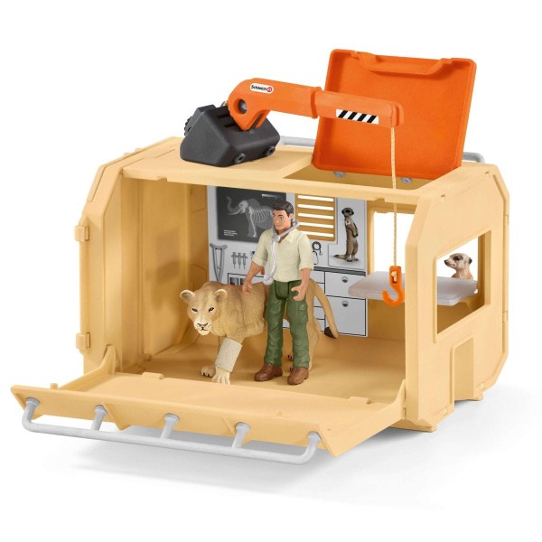 Schleich - Μεγάλο Φορτηγό Διάσωσης Ζώων (42475)