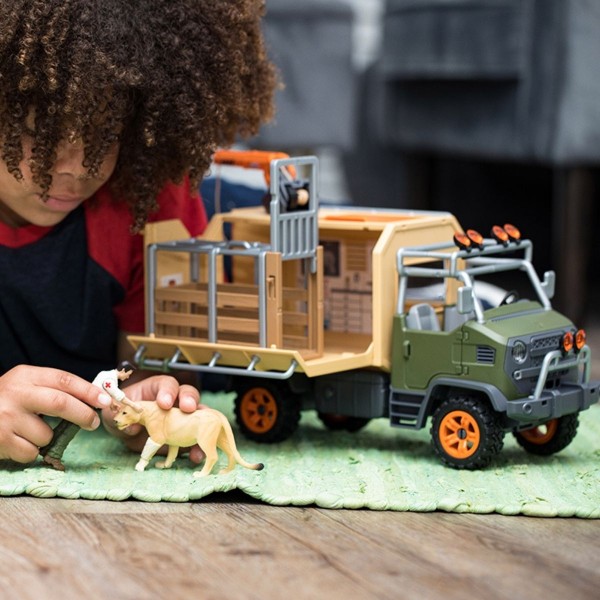Schleich - Μεγάλο Φορτηγό Διάσωσης Ζώων (42475)