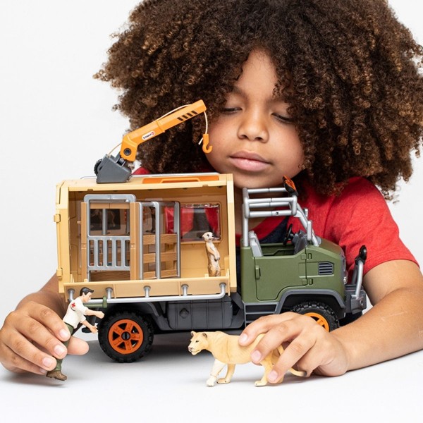 Schleich - Μεγάλο Φορτηγό Διάσωσης Ζώων (42475)