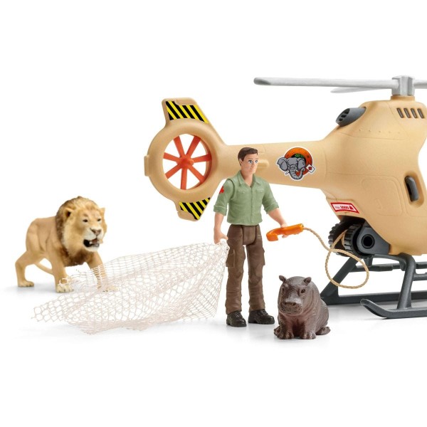 Schleich - Ελικόπτερο Διάσωσης Ζώων (42476)