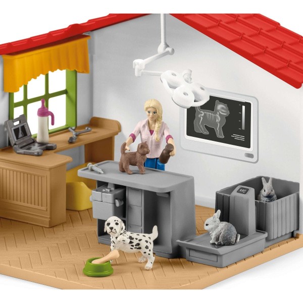Schleich - Κτηνιατρική Πρακτική με Κατοικίδια Ζώα (42502)
