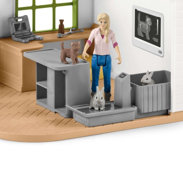 Schleich - Κτηνιατρική Πρακτική με Κατοικίδια Ζώα (42502)