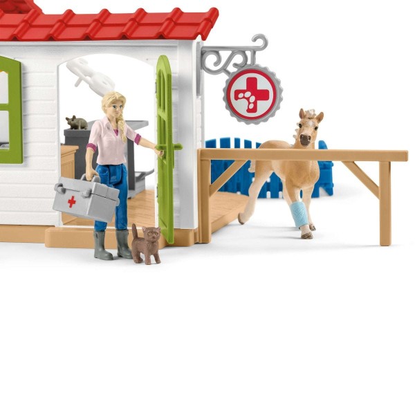 Schleich - Κτηνιατρική Πρακτική με Κατοικίδια Ζώα (42502)