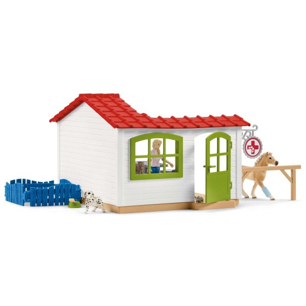 Schleich - Κτηνιατρική Πρακτική με Κατοικίδια Ζώα (42502)