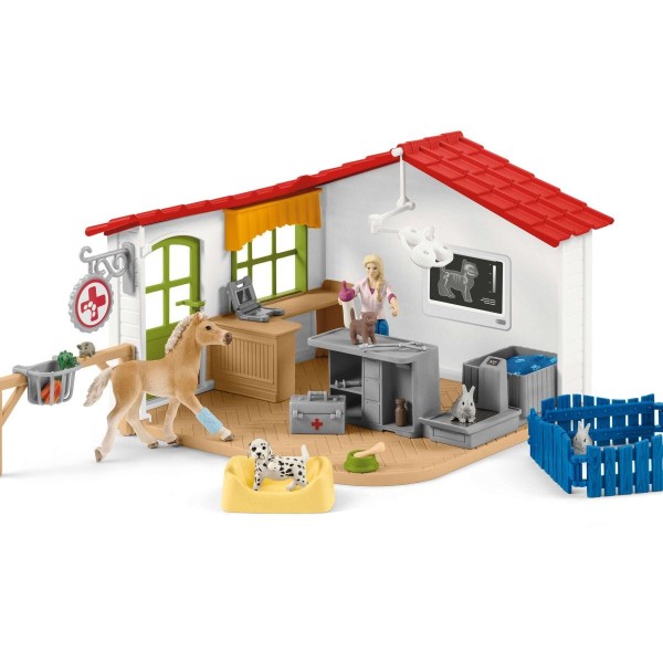 Schleich - Κτηνιατρική Πρακτική με Κατοικίδια Ζώα (42502)