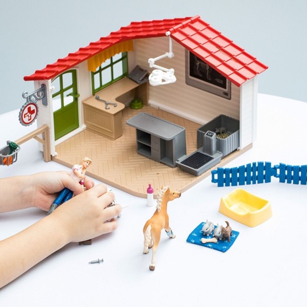 Schleich - Κτηνιατρική Πρακτική με Κατοικίδια Ζώα (42502)