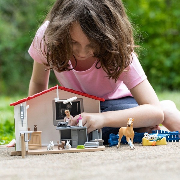 Schleich - Κτηνιατρική Πρακτική με Κατοικίδια Ζώα (42502)