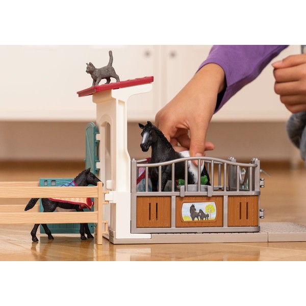 Schleich - Σετ Παιχνιδιού με Φοράδα και Πουλάρι (42611)