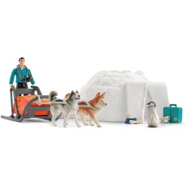 Schleich - Σετ Ζωάκια με Φιγούρα Ανταρκτική (42624)