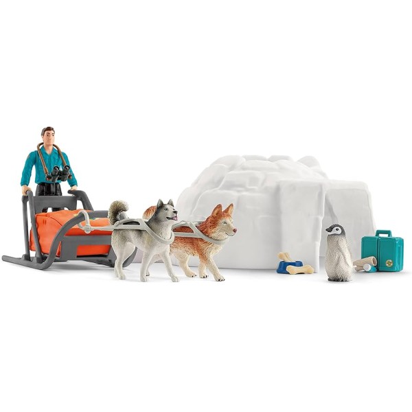 Schleich - Σετ Ζωάκια με Φιγούρα Ανταρκτική (42624)