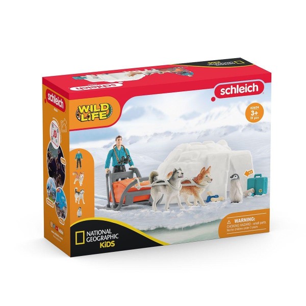 Schleich - Σετ Ζωάκια με Φιγούρα Ανταρκτική (42624)