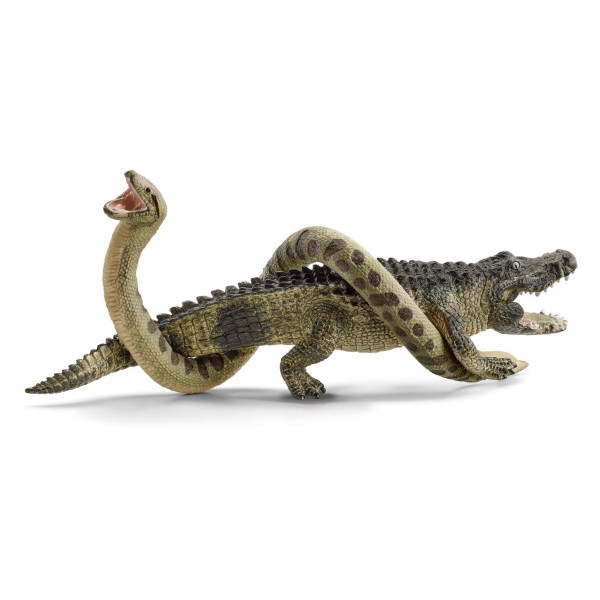 Schleich - Σετ Φιγούρες Φίδι και Κροκόδειλος (42625)