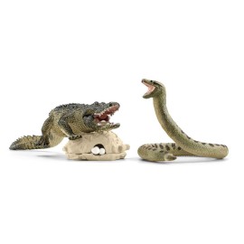 Schleich - Σετ Φιγούρες Φίδι και Κροκόδειλος (42625)