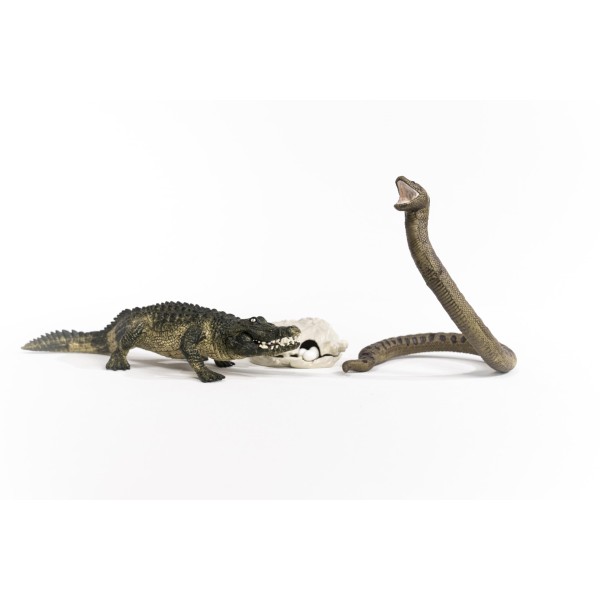 Schleich - Σετ Φιγούρες Φίδι και Κροκόδειλος (42625)