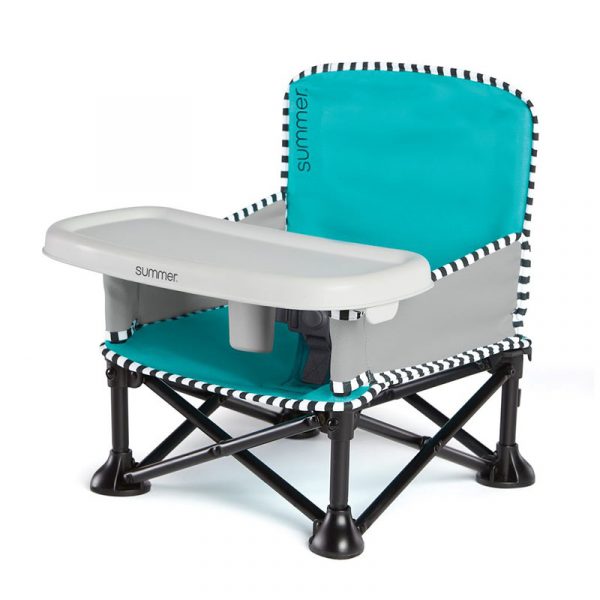 Summer Infant - Καρεκλάκι Φαγητού Pop n Sit Booster Aqua (SIM13666)